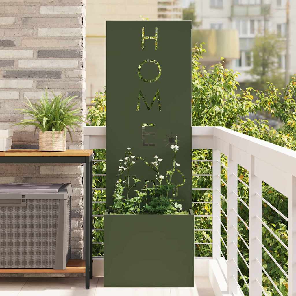 Schermo per privacy in giardino Oliver verde 50 x 140 cm