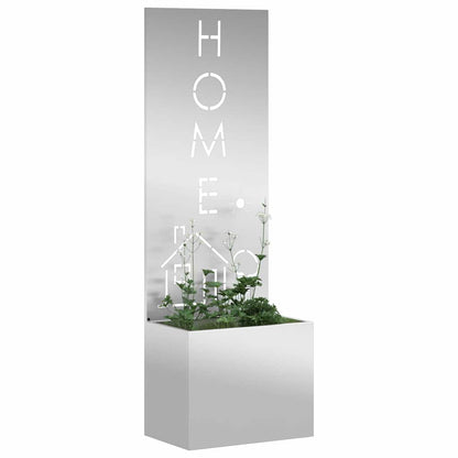 Schermo per privacy in giardino Traforo Argento 50 x 140 cm