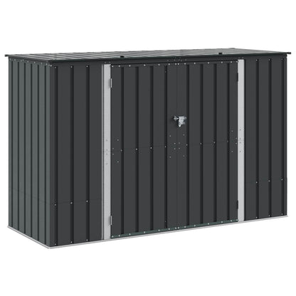 Scatola di Stoccaggio per Giardino Nero 214 x 82 x 132 cm