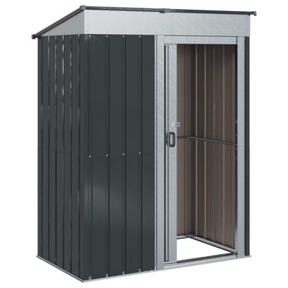 Casette da giardino Antracite 137 x 81 x 180 cm Metallo
