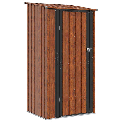 Casette da giardino Marrone 103 x 86 x 200 cm Metallo