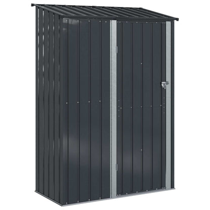 Casette da giardino Antracite 140,5 x 74 x 200 cm Metallo