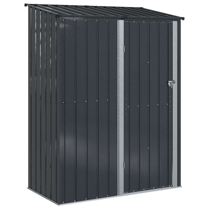 Casette da giardino Antracite 153,5 x 86 x 200 cm Metallo