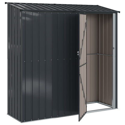 Casette da giardino Antracite 203,5 x 73 x 200 cm Metallo