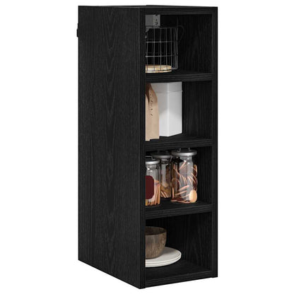 Armadio pensile Rovere nero 20 x 29,5 x 60 cm Legno multistrato