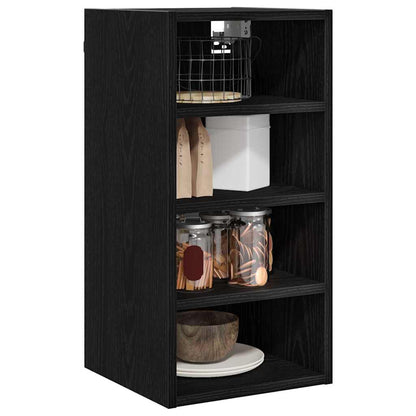 Armadio pensile Rovere nero 30 x 29,5 x 60 cm Legno multistrato