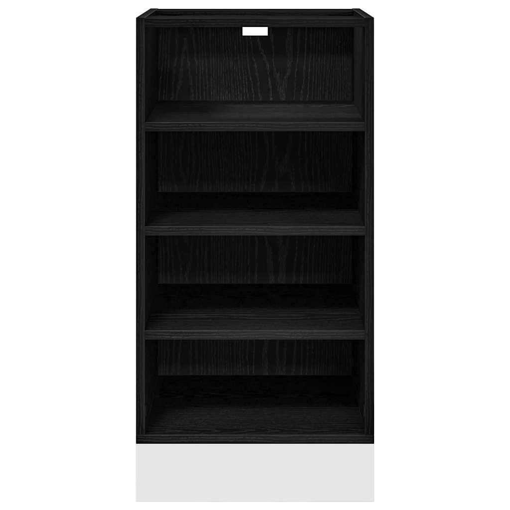 Base per Cucina con cassetto Rovere nero 40 x 44,5 x 81,5 cm