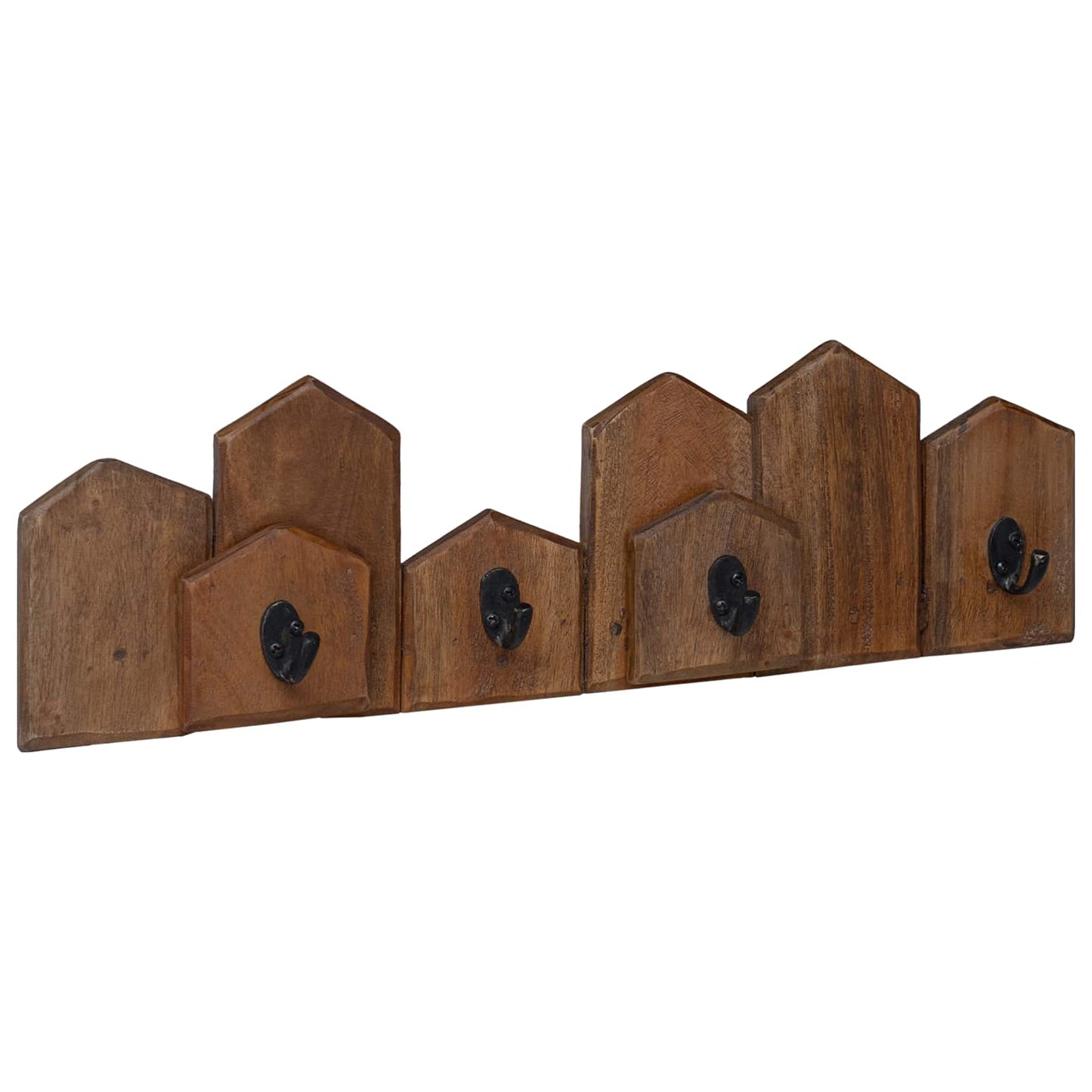 Gruccia Marrone 48 x 8 x 15 cm Legno di Mogano Massello