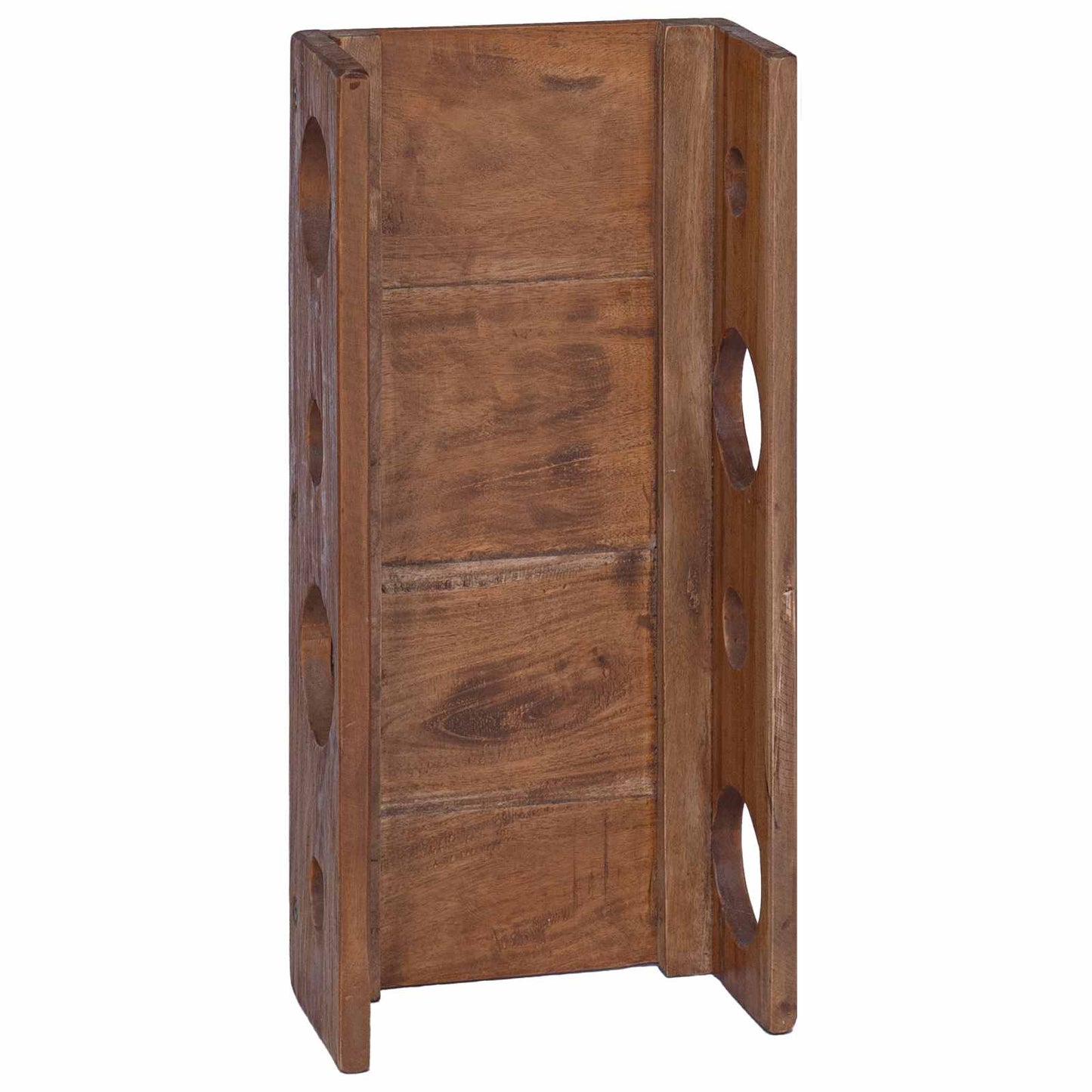 Scaffale Marrone 24 x 13 x 54 cm Legno di Mogano Massello