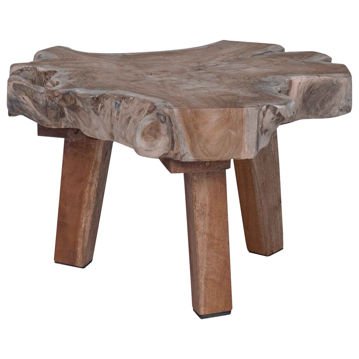 Comodino Marrone 40 x 40 x 25 cm Legno Recuperato Massello