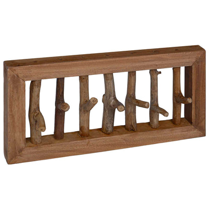 Gancio per Cappotti Naturale 50 x 10 x 25 cm