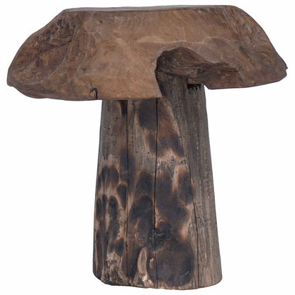 Pouf Naturale 35 x 35 x 35 cm Legno di teak solido