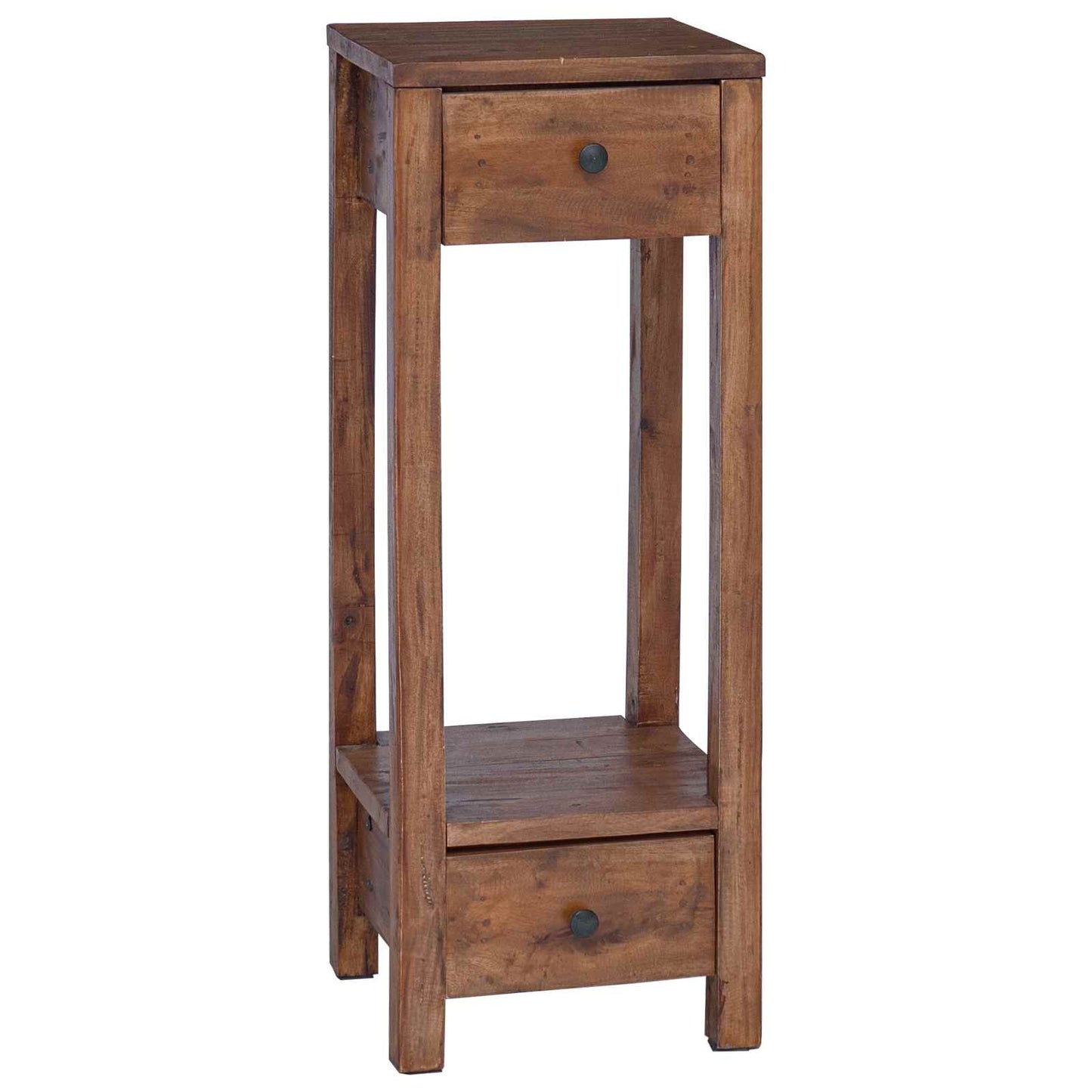 Supporto per piante Marrone 30 x 30 x 80 cm Legno di Mogano