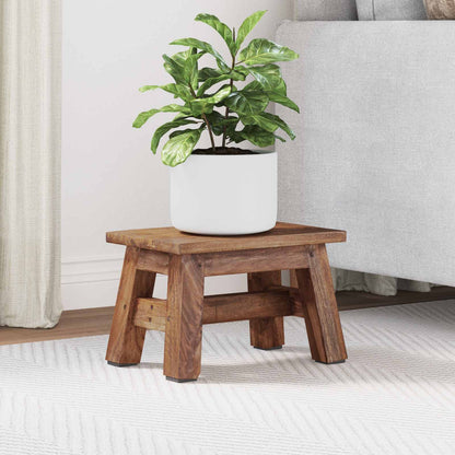 Pouf Naturale 30 x 20 x 20 cm Legno di Mogano