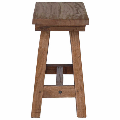 panchina Naturale 50,5 x 25 x 47,5 cm Legno massello di mogano