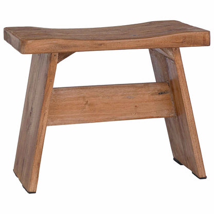 Pouf Naturale 40 x 25 x 31 cm Legno di Mogano
