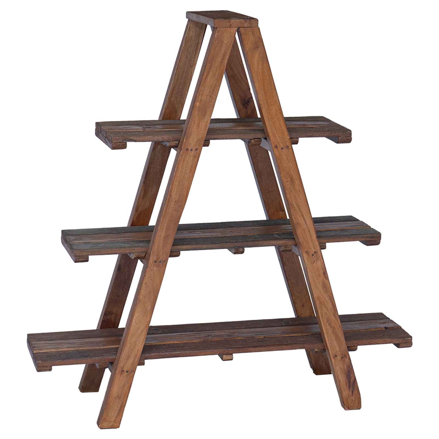 Scaffale pieghevole con lo scaffale Marrone 79.5 x 35 x 112 cm