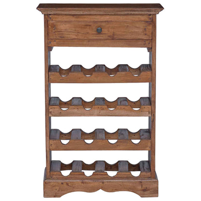 Portabottiglie Legno di Mogano Massello