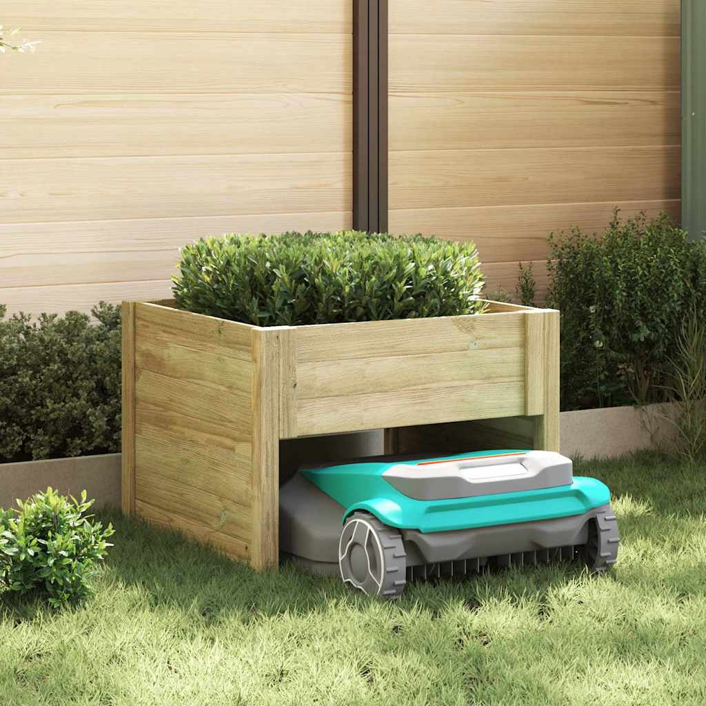 Garage per tosaerba Marrone 79 x 73 x 56 cm