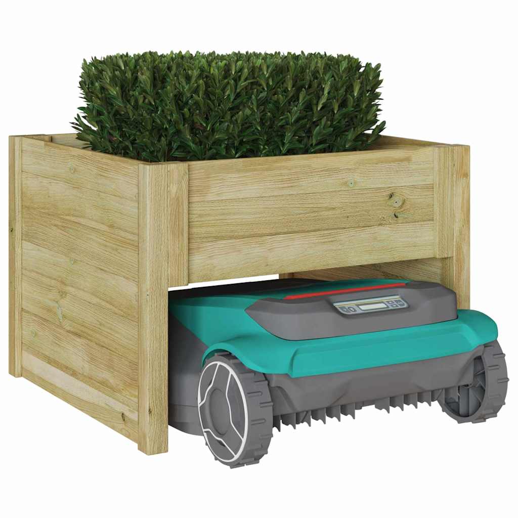 Garage per tosaerba Marrone 79 x 73 x 56 cm