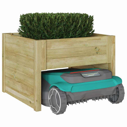 Garage per tosaerba Marrone 79 x 73 x 56 cm
