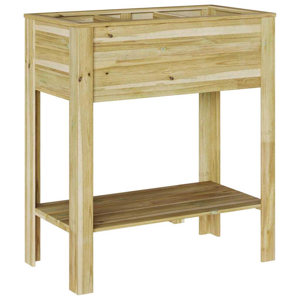 Vaso Alto Marrone 85,5 x 46,5 x 96 cm Legno di pino impregnato