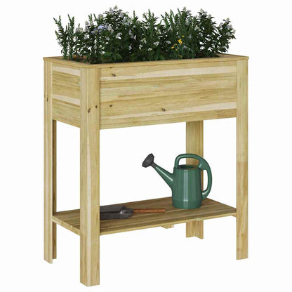 Vaso Alto Marrone 85,5 x 46,5 x 96 cm Legno di pino impregnato