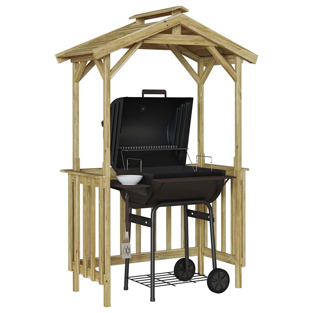 Casetta per barbecue Legno di pino impregnato