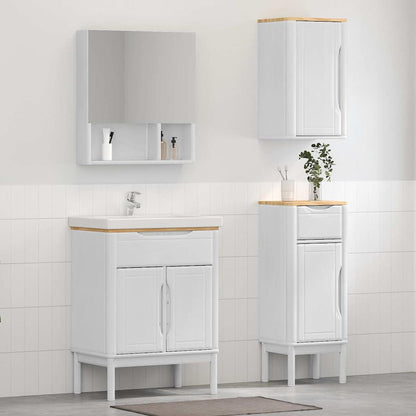 Set di mobili per il bagno con cassetto FLORO 3 pcs Bianco