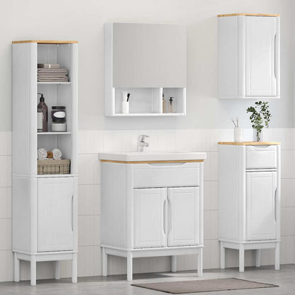 Set di mobili per il bagno con cassetto FLORO 4 pcs Bianco
