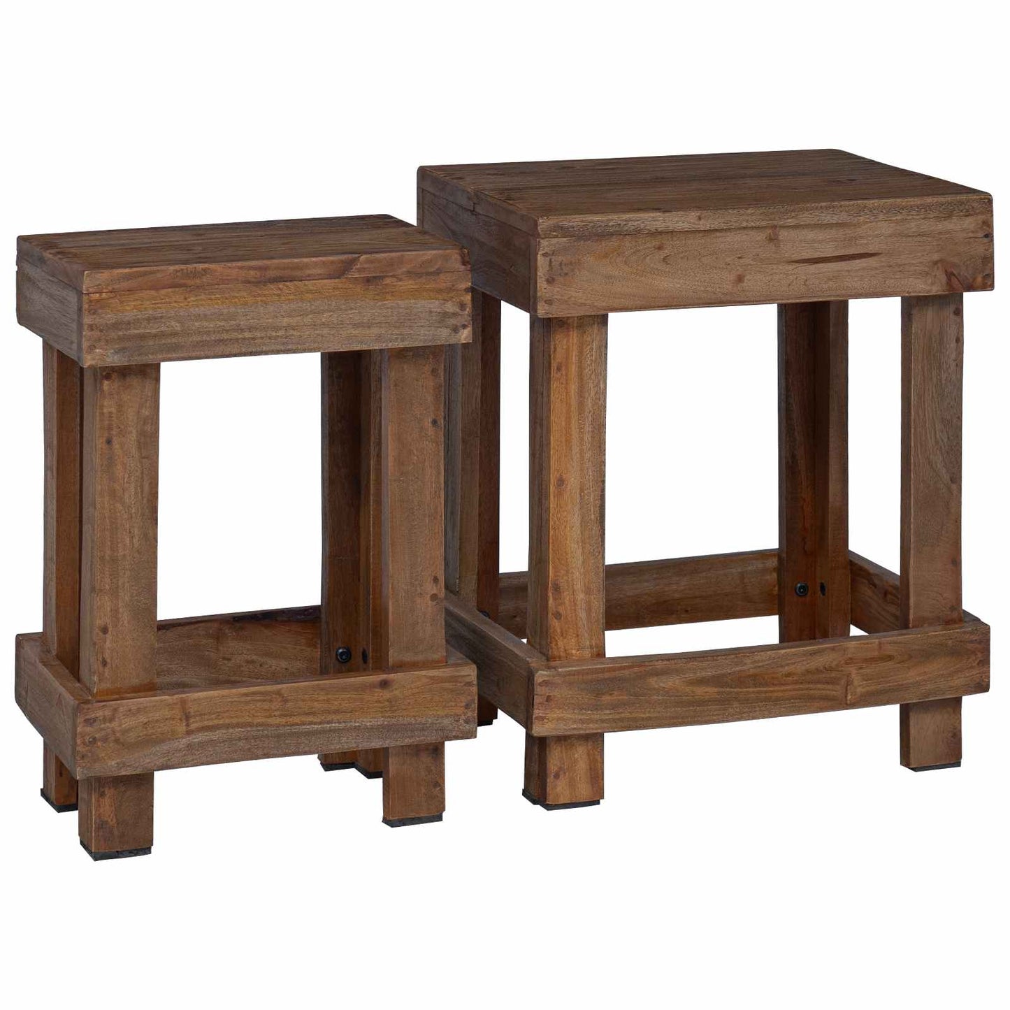 Supporto per piante 2 pcs Marrone 70 x 11 x 27 cm