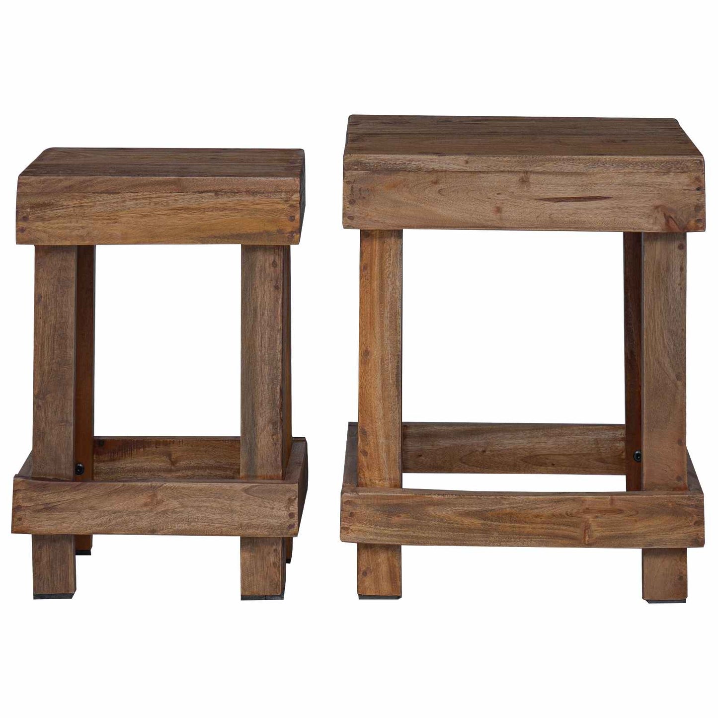 Supporto per piante 2 pcs Marrone 70 x 11 x 27 cm