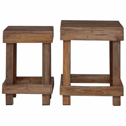 Supporto per piante 2 pcs Marrone 70 x 11 x 27 cm