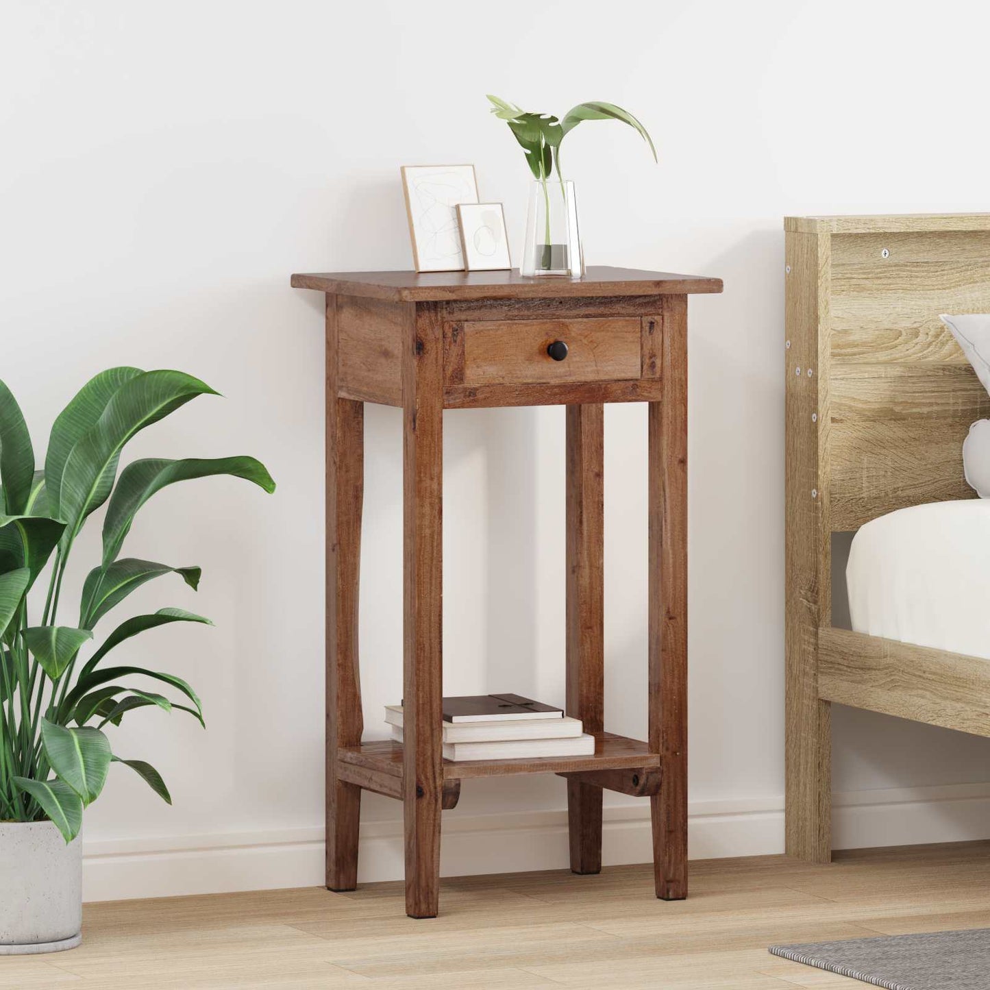 Supporto per piante Marrone 34 x 25 x 52 cm Legno di Mogano