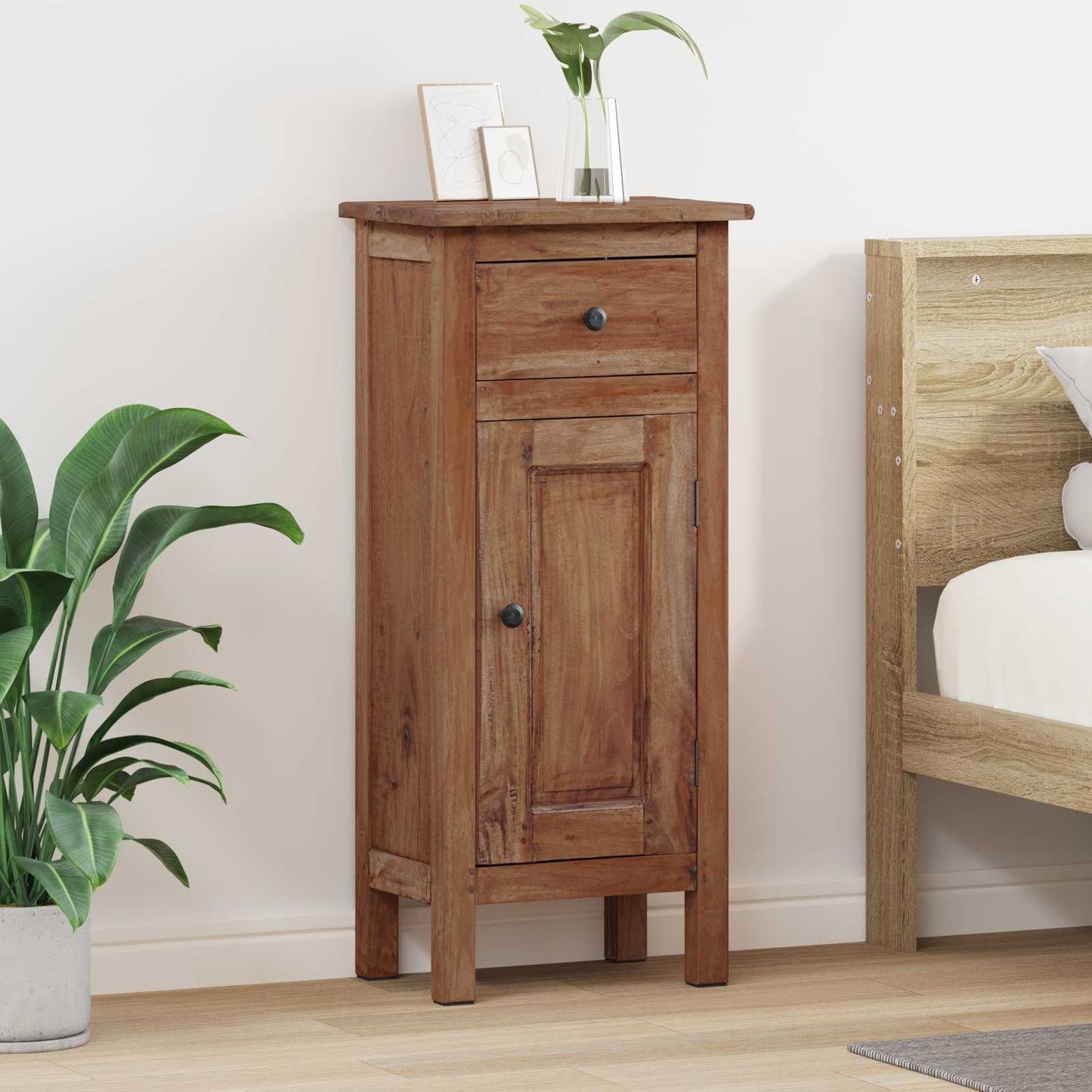 Supporto per piante Marrone 36 x 25 x 80 cm Legno di Mogano