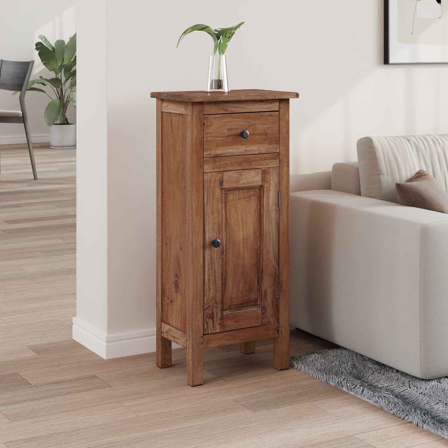 Supporto per piante Marrone 36 x 25 x 80 cm Legno di Mogano