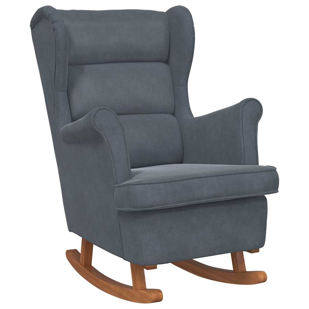 Sedia a dondolo Grigio scuro 92 x 71 x 100 cm Legno compensato