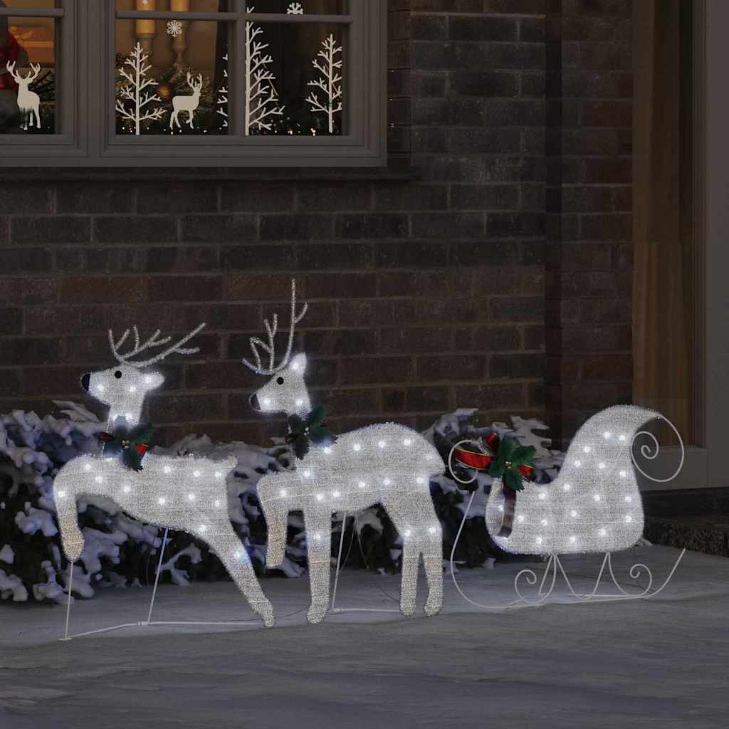 Renne LED 3 pcs Bianco Freddo Tessuto
