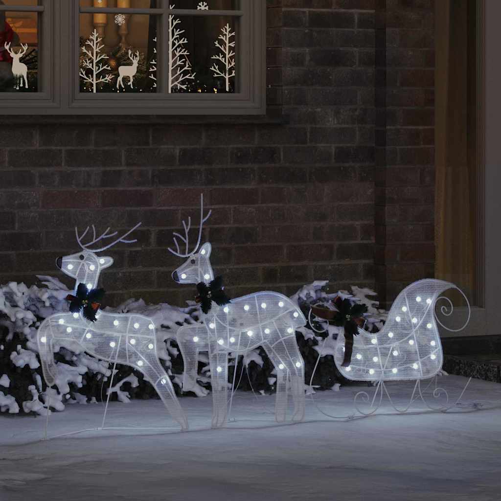 Renne LED 3 pcs Bianco Freddo Tessuto