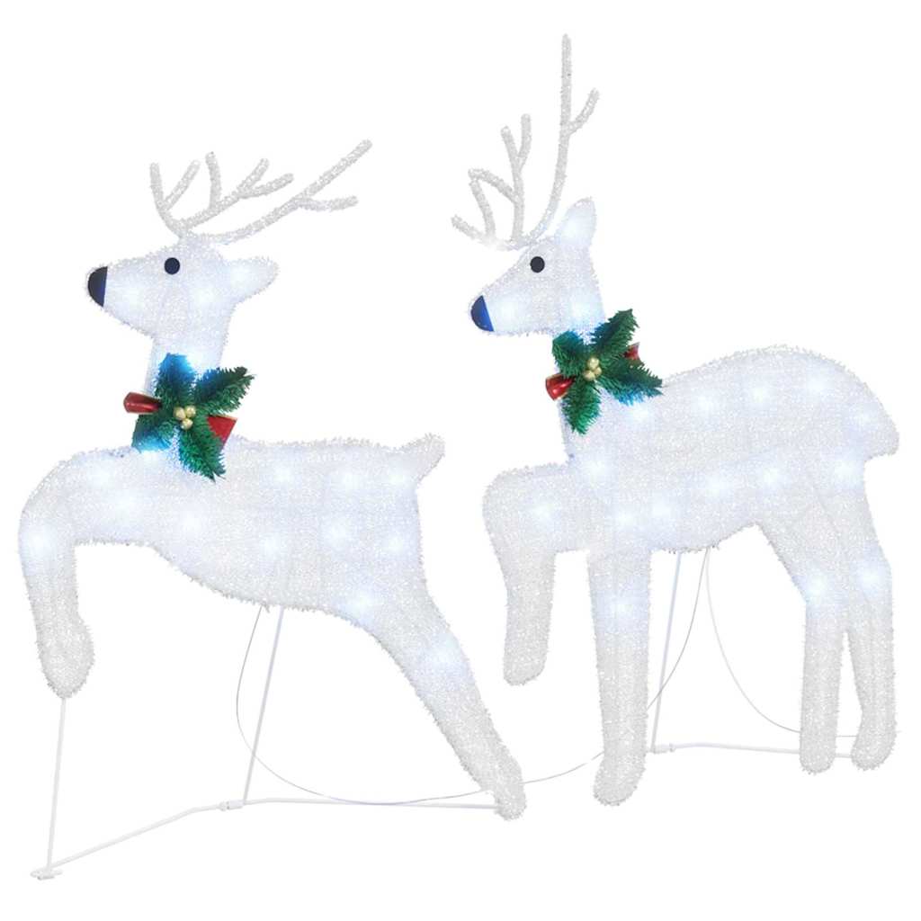 Renne LED 2 pcs Bianco Freddo Tessuto