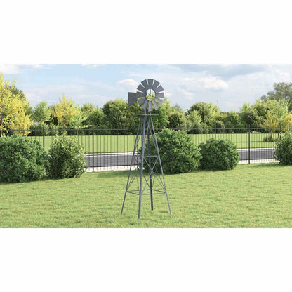 Mulino a vento Grigio 84 x 68 x 245 cm Ferro