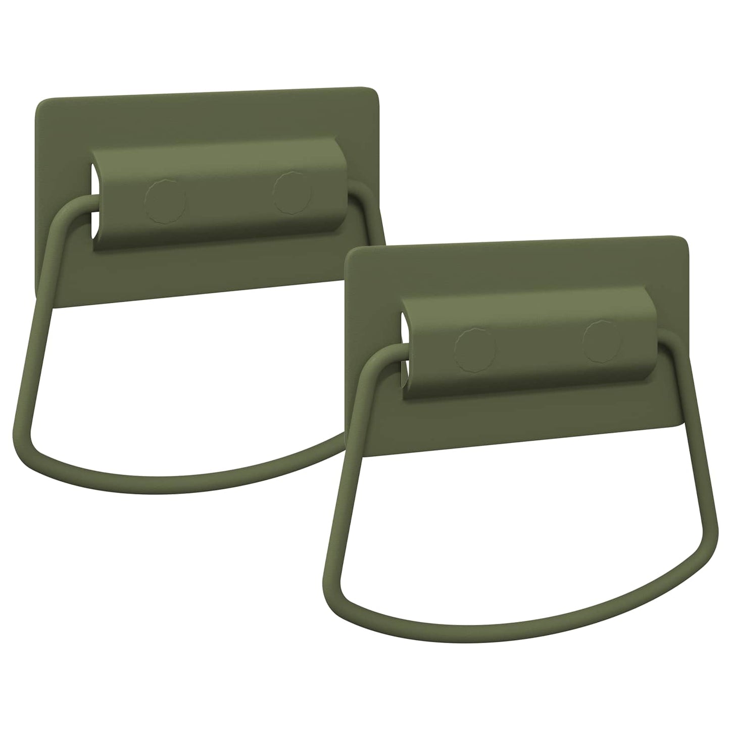 Maniglie per Armadi 2 pcs Grigio 85 x 45 mm Metallo