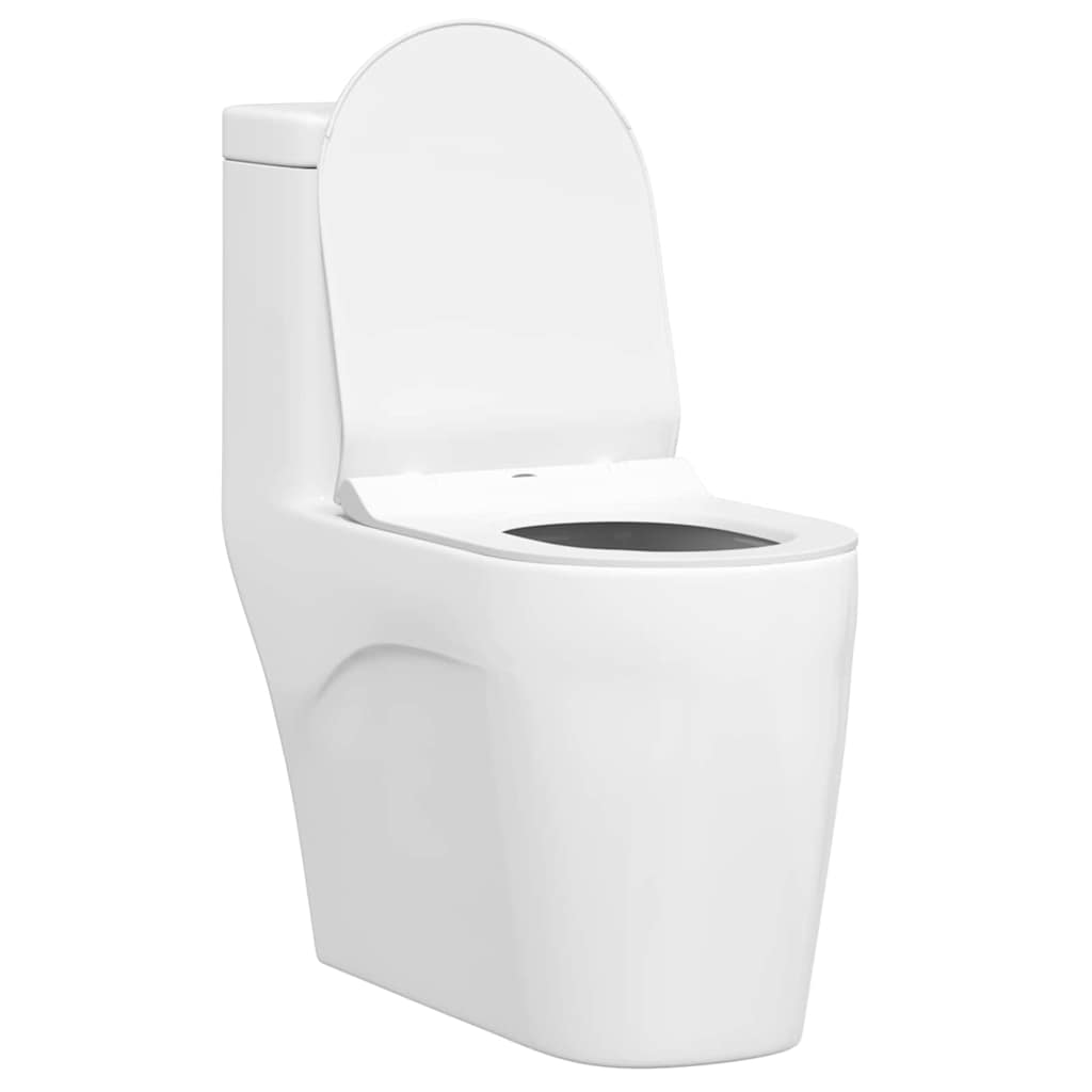 Sedile del WC Regolabile Bianco 50 x 36,5 x 5 cm Polipropilene
