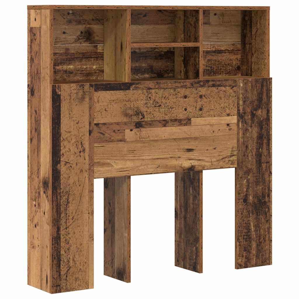 Testata del letto Legno vecchio 100 x 19 x 103,5 cm