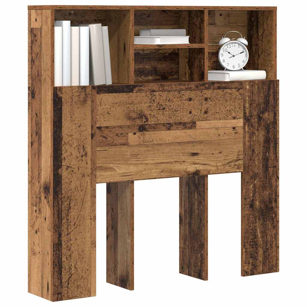Testata del letto Legno vecchio 100 x 19 x 103,5 cm