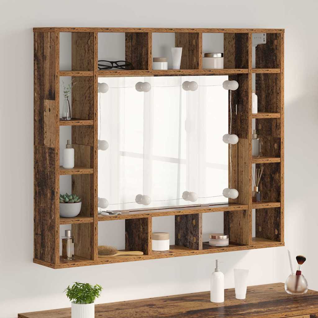 Mobiletto per specchio Legno vecchio 91 x 15 x 76,5 cm