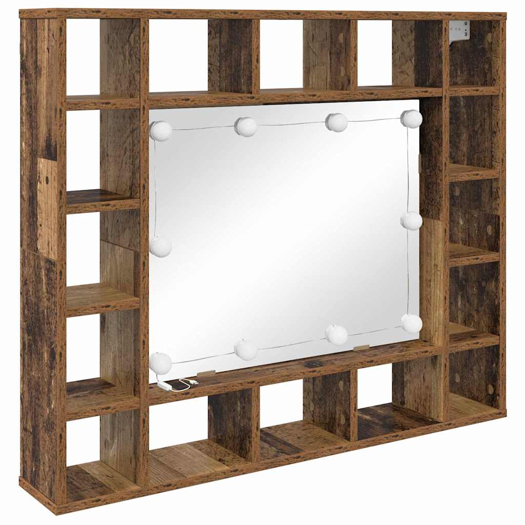Mobiletto per specchio Legno vecchio 91 x 15 x 76,5 cm