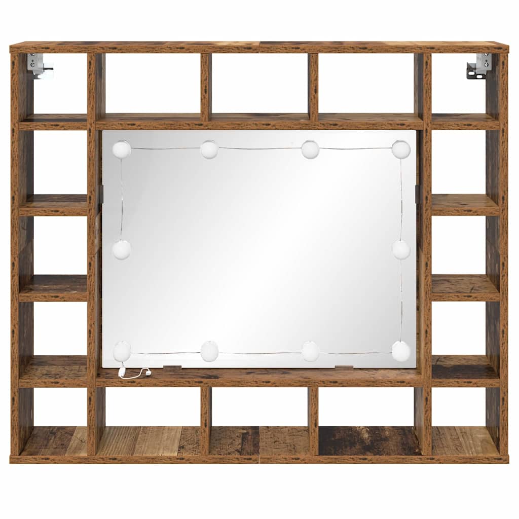 Mobiletto per specchio Legno vecchio 91 x 15 x 76,5 cm