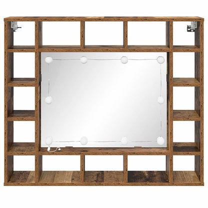 Mobiletto per specchio Legno vecchio 91 x 15 x 76,5 cm