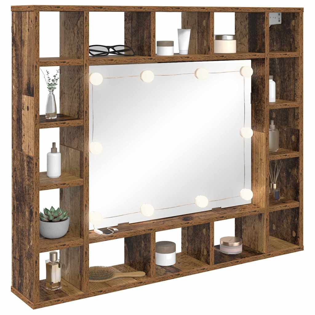 Mobiletto per specchio Legno vecchio 91 x 15 x 76,5 cm